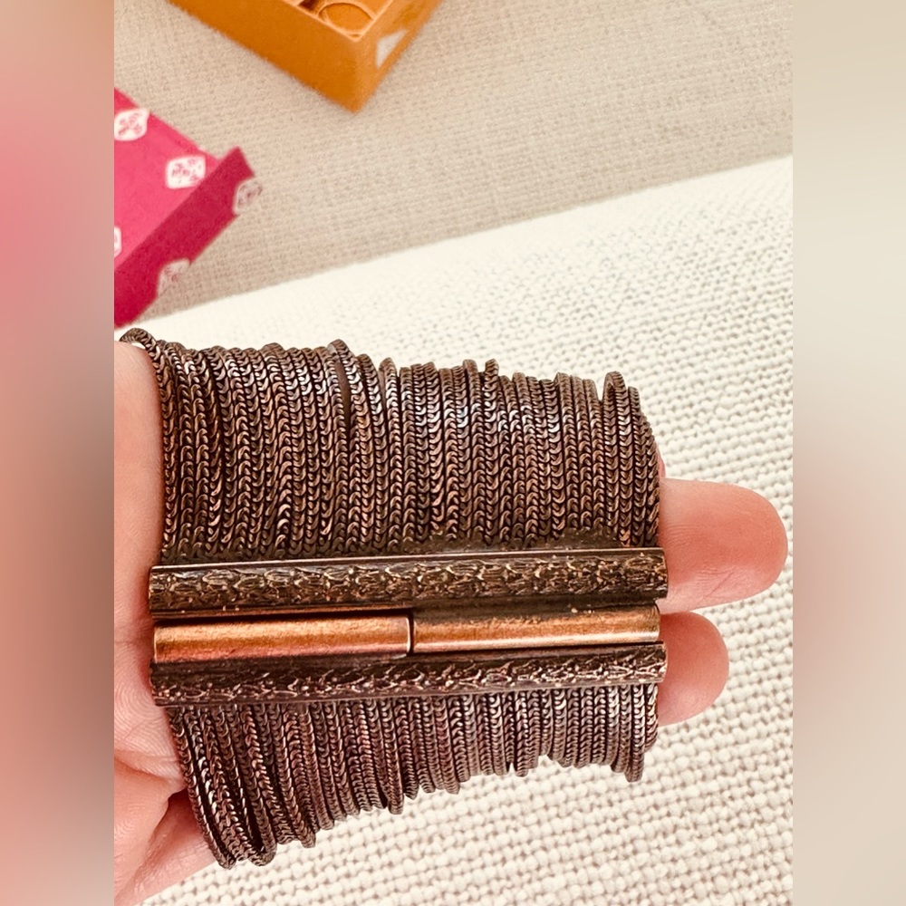 Metal cuff bracelet